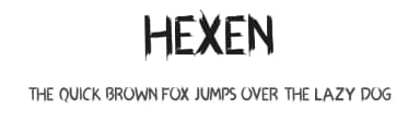 Hexen by Chichucha — Script Handwritten Font — thumbnail 1
