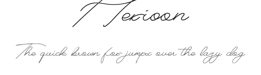 Hexioon by NihStudio — Script Handwritten Font