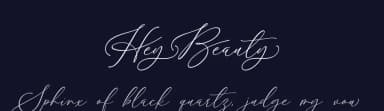Hey Beauty by Subectype & Orenari — Script Handwritten Font — thumbnail 2