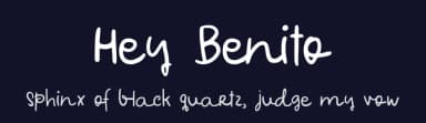 Hey Benito by Scratch Design — Script Handwritten Font — thumbnail 2