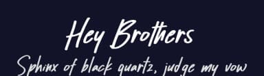 Hey Brothers by Fontherapy — Script Handwritten Font — thumbnail 2