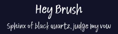 Hey Brush by Fontherapy — Script Handwritten Font — thumbnail 2