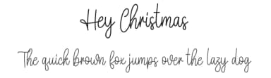 Hey Christmas by Scratchones — Script Handwritten Font — thumbnail 1