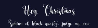 Hey Christmas by Scratchones — Script Handwritten Font — thumbnail 2