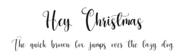 Hey Christmas by Scratchones — Script Handwritten Font — thumbnail 1