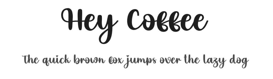 Hey Coffee by Scratchones — Script Handwritten Font
