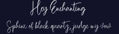 Hey Enchanting by Scratchones — Script Handwritten Font — thumbnail 2