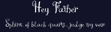 Hey Father by Eddy Goodboy — Script Handwritten Font — thumbnail 2