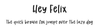 Hey Felix by Letter Art Studio — Script Handwritten Font — thumbnail 1