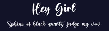 Hey Girl by Scratchones — Script Handwritten Font — thumbnail 2