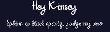 Hey Kinsey by Graph Arts — Script Handwritten Font — thumbnail 2