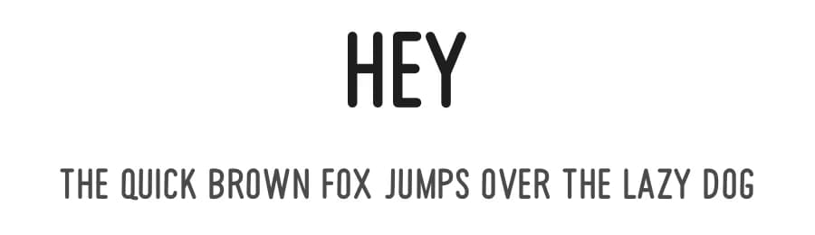Hey by Fadlilah Studio — Sans Serif Font
