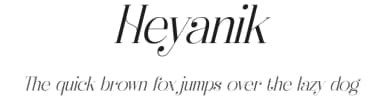 Heyanik by Storytype Studio — Serif Font — thumbnail 1
