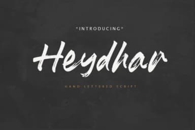 Heydhar Font by Silverdav — Script Handwritten Font — thumbnail 1