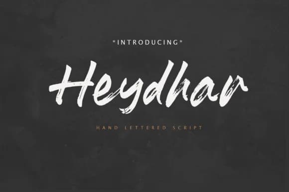Heydhar Font by Silverdav — Script Handwritten Font