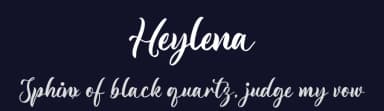 Heylena by FatmaStudio — Script Handwritten Font — thumbnail 2