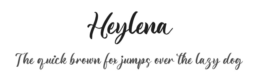Heylena by FatmaStudio — Script Handwritten Font
