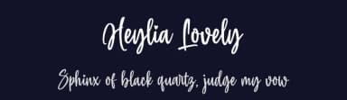 Heylia Lovely by Subectype & Orenari — Script Handwritten Font — thumbnail 2