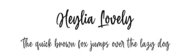 Heylia Lovely by Subectype & Orenari — Script Handwritten Font — thumbnail 1