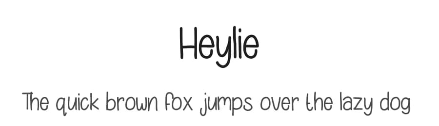 Heylie by Letterayu — Script Handwritten Font — preview 1