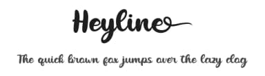 Heyline by Skiiller Studio — Script Handwritten Font — thumbnail 1