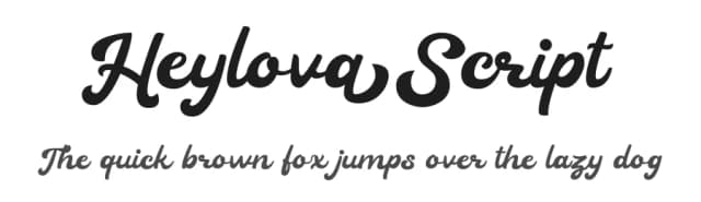 Heylova Script by Rizka Prayuda — Script Handwritten Font