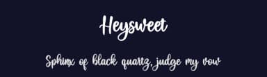 Heysweet by Hugefonts — Script Handwritten Font — thumbnail 2