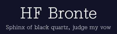 HF Bronte by HyFont Studio — Serif Font — thumbnail 2