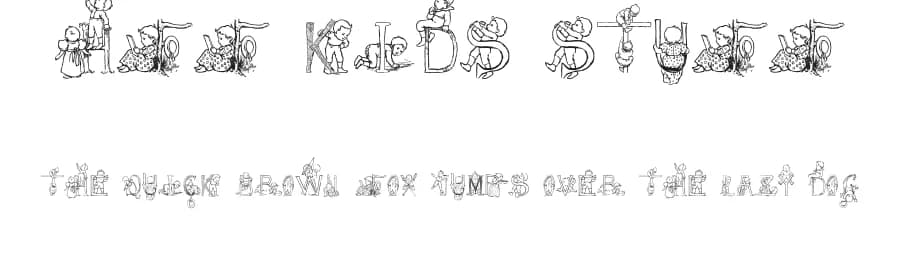 HFF Kids Stuff by Have Fun with Fonts — Dingbats Font