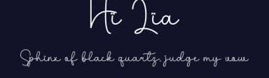 Hi Lia by Fillo Graphic — Script Handwritten Font — thumbnail 2