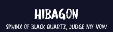 Hibagon by Hanoded — Script Handwritten Font — thumbnail 2