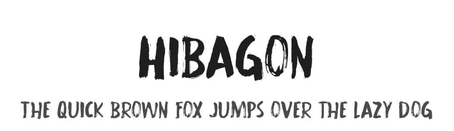Hibagon by Hanoded — Script Handwritten Font