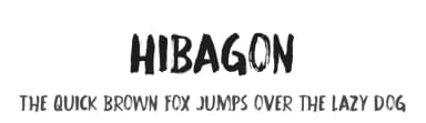 Hibagon by Hanoded — Script Handwritten Font — thumbnail 1