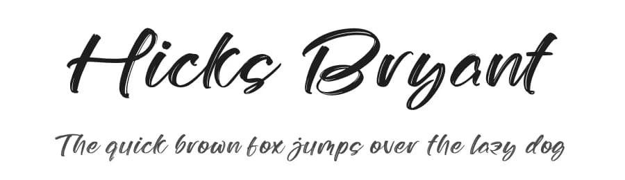 Hicks Bryant by Letterena Studios — Script Handwritten Font