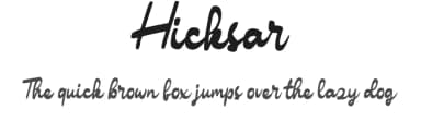 Hicksar by Colative Studio — Script Handwritten Font — thumbnail 1