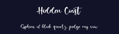 Hidden Coast by Kong Font — Script Handwritten Font — thumbnail 2
