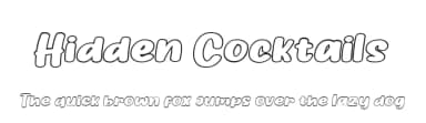 Hidden Cocktails by Eifetstype — Script Handwritten Font — thumbnail 1