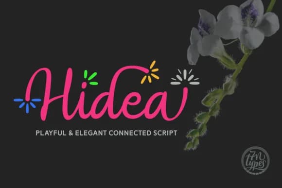 Hidea Font by Situjuh — Script Handwritten Font