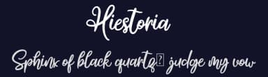 Hiestoria by Askmewhy — Script Handwritten Font — thumbnail 2