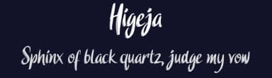 Higeja by Ririn Khoiriyah — Script Handwritten Font — thumbnail 2