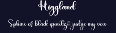 Higgland by Harlek Studio — Script Handwritten Font — thumbnail 2