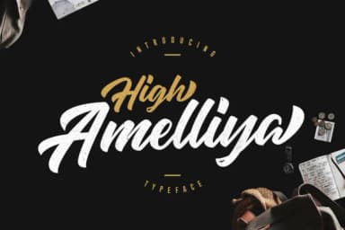 High Amelliya Font by Dierstudio — Script Handwritten Font — thumbnail 1