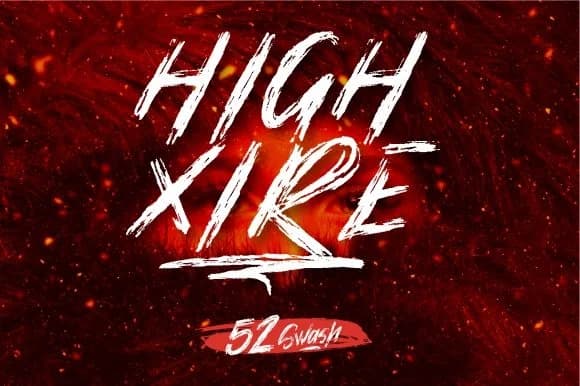 High Xire Font by Garisman Studio — Script Handwritten Font