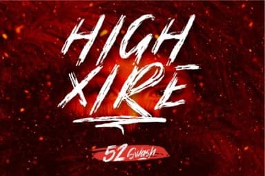 High Xire Font by Garisman Studio — Script Handwritten Font — thumbnail 1
