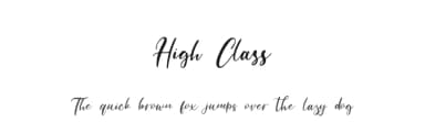 High Class by Staircase Studio — Script Handwritten Font — thumbnail 1