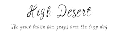High Desert by Royaltype — Script Handwritten Font — thumbnail 1