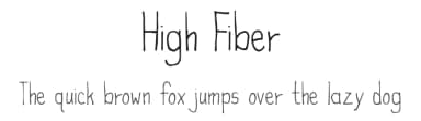 High Fiber by Cumberland Fontworks — Script Handwritten Font — thumbnail 1