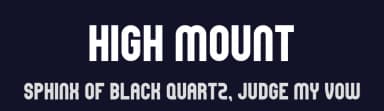 High Mount by PutraCetol Studio — Sans Serif Font — thumbnail 2