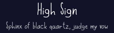 High Sign by McKack — Script Handwritten Font — thumbnail 2