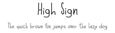 High Sign by McKack — Script Handwritten Font — thumbnail 1